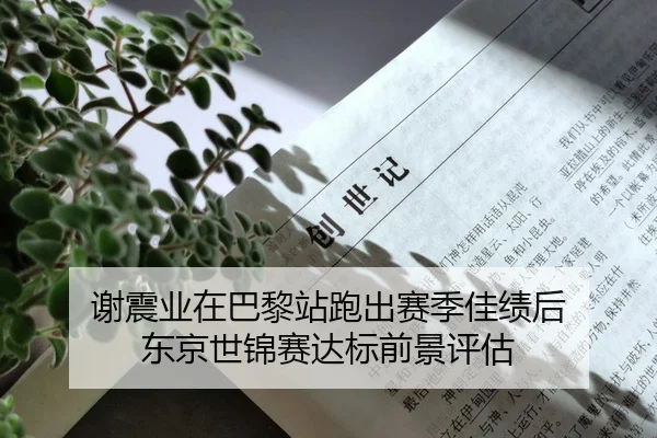谢震业在巴黎站跑出赛季佳绩后 东京世锦赛达标前景评估